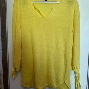Talbots yellow sweater